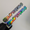 Twin Layer Holographic Instagram Drip Tags